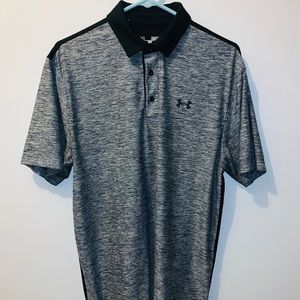 Under Armour color block heatgear polo